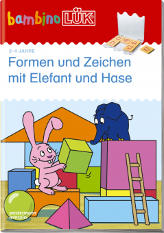 bambinoLÜK Formen und Zeichnen mit Elefant und Hase 