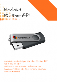 PC-SHERIFF Mediakit – USB-Stick für Schulinstallation 