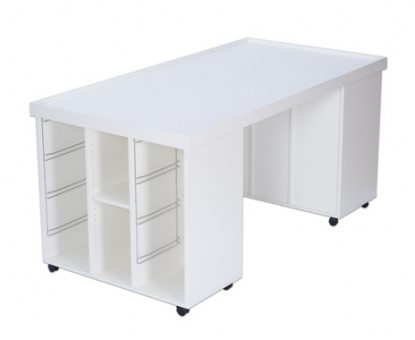 Flexeo® Materialtisch mit 16 Boxen 