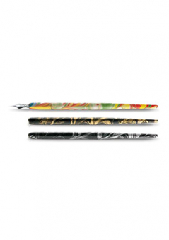 e+m Marble Federhalter mit Feder 