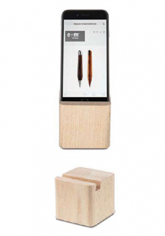 e+m Phone Rack Buche natur 